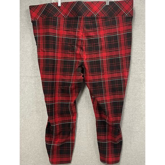 Torrid Plaid Pixie Ankle Pant Size 4X - Picture 3 of 5